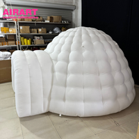 Petite tente gonflable d'igloo de douche de bébé pour le jeu d'escalade de partie d'enfants, nouvelle tente gonflable de dôme de conception