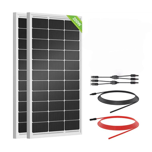 Puissant panneau solaire 200W haute efficacité pour alimentation hors réseau secours à domicile Camping RV - Product Image 1