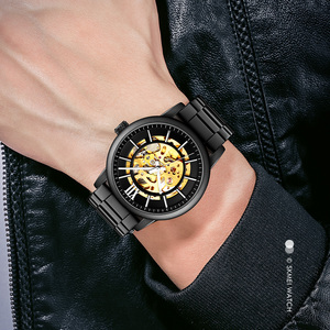 Relojes de Marca Propia <span class=keywords><strong>Skmei</strong></span> 9242, <span class=keywords><strong>Reloj</strong></span> Mecánico <span class=keywords><strong>Binario</strong></span> de Acero Negro - Product Image 6