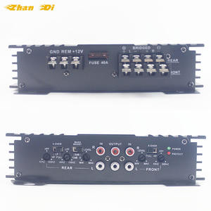 Großhandel profession elle Auto-Verstärker 12V <span class=keywords><strong>Rms</strong></span> <span class=keywords><strong>50W</strong></span> Klasse AB Vollrang-Leistungs verstärker 4-Kanal-Auto-Audio-Verstärker - Product Image 5