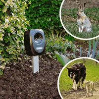 Vente en gros de répulsif pour animaux d'extérieur à ultrasons solaire pour chien oiseau rat ravageur souris dispositif de répulsion batterie chat répulsif dispositifs pour rongeurs