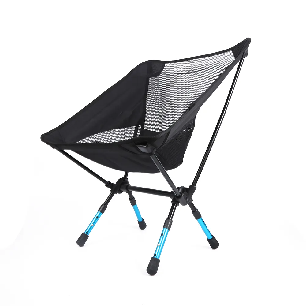 Sedia da spiaggia da pesca retrattile nera di vendita calda sedia da campeggio portatile di nuovo Design
