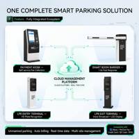 Système de gestion de la reconnaissance de plaques d'immatriculation de véhicules JSD PTD02, distributeur automatique intelligent de tickets ANPR LPR pour le contrôle des parkings
