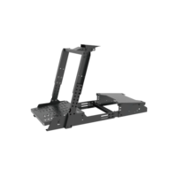 Cockpit de simulation de course CONSPIT GT-S avec siège pliable pour volants de jeu et simulateurs de conduite