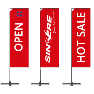 High Quality Custom Promo Flags & Banners Displays Waterproof Beach Flags for Exhibits Best Quality Assured