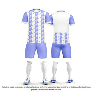 Setelan Latihan Sepak Bola Digital Grosir Custom, Nomor Bergaris Cetak Sublimasi Panas yang Dipersonalisasi, Cepat Kering dan Elastis - Product Image 6