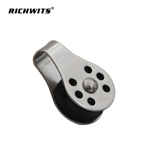 Polea de bloque de rodamientos de bolas de grado marino, base de lágrima multiorificio, baja fricción, resistente a todo clima para <span class=keywords><strong>kayak</strong></span> y trabajos de elevación pequeños - Product Image 6
