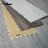 Vente chaude Plancher en vinyle SPC en chêne insonorisé Imperméable Résistant au feu Pour utilisation en intérieur Hôpital Chambre Bureau Gym Support EVA/IXPE