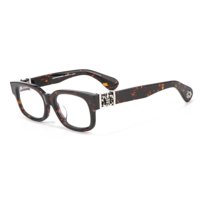 Gafas de Sol de Lujo para Hombre y Mujer, Montura Completa Estilo Punk, Color Verde Grisáceo con Diseño de Caparazón de Tortuga Dorado, con Graduación Óptica