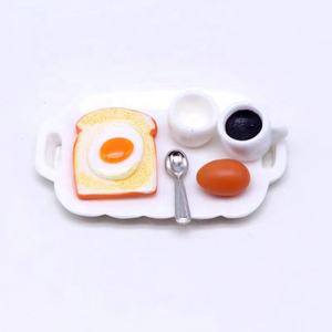 Maison de poupée Mini <span class=keywords><strong>vaisselle</strong></span> assiette accessoires miniatures assiette porte-<span class=keywords><strong>savon</strong></span> nourriture créative modèle de jeu accessoires - Product Image 2