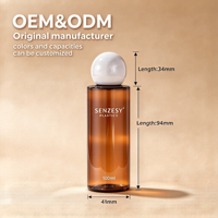Bouteille de toner PET vide de 80 ml, 100 ml, 120 ml, 150 ml pour pompe pulvérisatrice, lotion, shampoing, gel douche, soins de la peau, emballage cosmétique