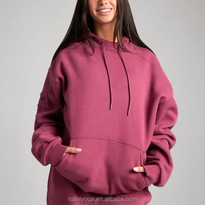 Hoodie berpergian Mode pesawat tidur ukuran besar bulu domba kelas berat polos penerbangan panjang katun Combed kustom dengan Masker Mata - Product Image 2