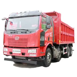 Boutique de exportación profesional coches usados Faw Jiefang J6L camión pesado 280 HP 8X4 camión volquete de 6 metros