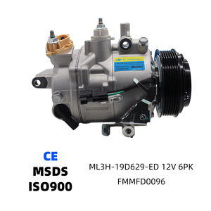 Compresor de Aire Acondicionado ML3H-19D629-ED ML3H19D629ED 447210-0201 7SAS17C para Ford F150 Pickup - Product Image 1