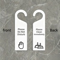 Étiquettes de porte en PVC imprimées sur mesure, « Veuillez ne pas déranger », « Veuillez nettoyer immédiatement », panneaux suspendus pour chambre d'hôtes