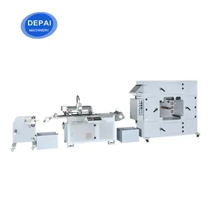 high speed single color Reel to reel screen printer Automatic film flat screen printing machine for sale