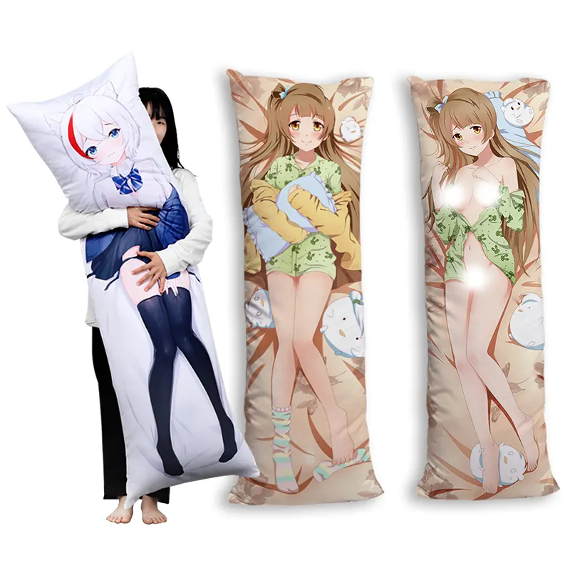 50x150cm 60x170cm Anime Girl Pillow Cover Double Sided Bedding Hugging Body Sexy Pillowcase Cushion Cover