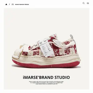 ग्वांग्झू जूते खरीदारी रसीद यबाजार Y-1 शीतकालीन फीता-अप डिकोनेटेड मोटी-सोल्ड ऊंचाई-बढ़ते चलने वाले जूते - Product Image 2