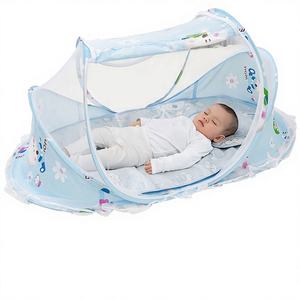 Moustiquaire carrée pour berceau de bébé, design moderne, douce et confortable pour nouveau-né - Style unisexe, idéale pour le camping et les voyages - Product Image 1