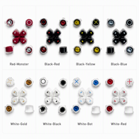 Bouton directionnel en forme de croix Crystal D-Pad pour manette PS5, remplacement des touches ABXY et du stick analogique