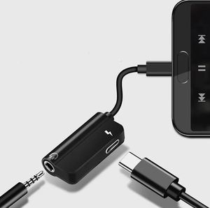 Оптовая продажа 2 в 1 адаптер USB Type C на 3,5 мм аудио адаптер для наушников и зарядного устройства - Product Image 5