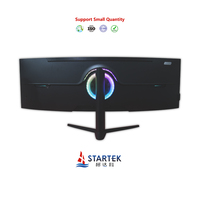 Écran d'ordinateur incurvé pour joueur personnalisé de 49 pouces 3840x1080, écran LCD de jeu haute résolution 1 ms