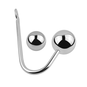 Crochet anal en acier inoxydable poli brillant, apparence luxueuse, jouet anal en métal pour adultes, jeux de <span class=keywords><strong>couple</strong></span> BDSM - Product Image 1