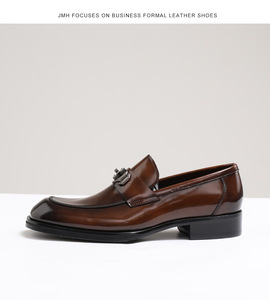 Chaussures habillées et Richelieu de luxe pour hommes, en cuir véritable, faites à la main, à bout fermé, grande taille, pour l'automne - Product Image 4