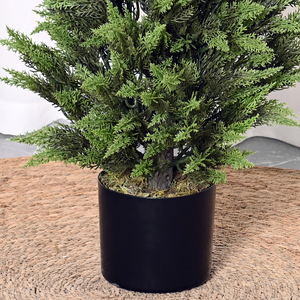 Nuovo <span class=keywords><strong>albero</strong></span> di Natale artificiale in <span class=keywords><strong>pino</strong></span> scozzese staccabile, pianta in vaso verde, decorazione per soggiorno, <span class=keywords><strong>albero</strong></span> finto - Product Image 3