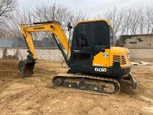 Excavatrice Hyundai Rabex 6 tonnes avec moteur Komatsu/Cat nouvelle condition garantie 1 an meilleure marque creusage de roches seau d'occasion - Product Image 6