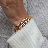 Gemnel Bijoux à la mode et polyvalents en argent sterling 925, combinaison libre de bracelets