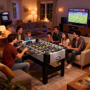 โต๊ะฟุตบอลในร่ม SZX ราคาประหยัด ขนาด 48 นิ้ว โต๊ะฟุตบอลไม้ MDF ขายส่ง - Product Image 1