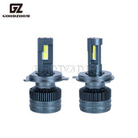 GOODZOOM 100000 Lumen Brightest Auto Phare LED Ampoule H4 H7 H11 H27 9005 Phare 100w pour Voiture