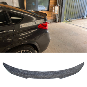 For X4 F26/X4M PSM Style Real Forged Carbon Fiber Material Rear Spoiler Trunk Wing 2013-2018 - Product Image 1
