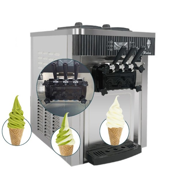 Automatic Robot Soft Ice Cream Machine Multi-flavor Jam Ice Cream Making Machine Commercial Vending Machine
