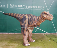 Real Look Realistische Dinosaurus Kostuum Velociraptor Verborgen Benen Aangepast Voor Dinosaurus Park Show