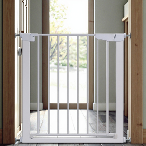 Barrière de sécurité extra large pour bébé, fermeture automatique, double verrouillage, barrière anti-enfants, clôture en métal durable pour porte, cuisine, escalier - Product Image 1