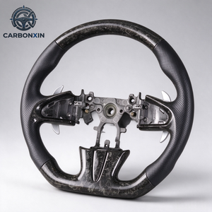 Volant de voiture en fibre de carbone forgée pour Infiniti Q50 G37 Qx70 Fx35 G37s Q60 Q70 Q50s G35 Ex35 Q40 G37x M37 Qx60 Sedan 2014 - Product Image 2