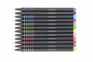 Fineliner — stylos à pointe en feutre, 0.4mm, de haute qualité, pour dessin d'artiste - Product Image 4