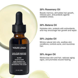 Black Castor <b>Rosemary</b> Nourishing Anti-Hair Loss Silicone-Free Hair Care <b>Oil</b> 60ml Suitable for All Hair Types - Product Image 6