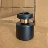 Bouteille en verre vide pour diffuseur de parfum 120 ml (4 oz) avec bouchon, ambre/noir, pour arômes, parfums, désodorisants et huiles essentielles