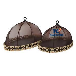 ถาดเสิร์ฟอาหารจากหญ้าทะเลเป็นมิตรกับสิ่งแวดล้อมพร้อมฝาปิดผ้าลินินอเนกประสงค์สำหรับตกแต่งเดือนรอมฎอน - Product Image 2