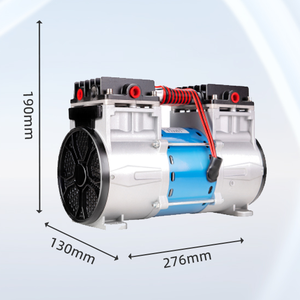 高品質110/220Vミニピストンポンプ無油およびサイレントポータブル小型真空ポンプAC駆動 - Product Image 6