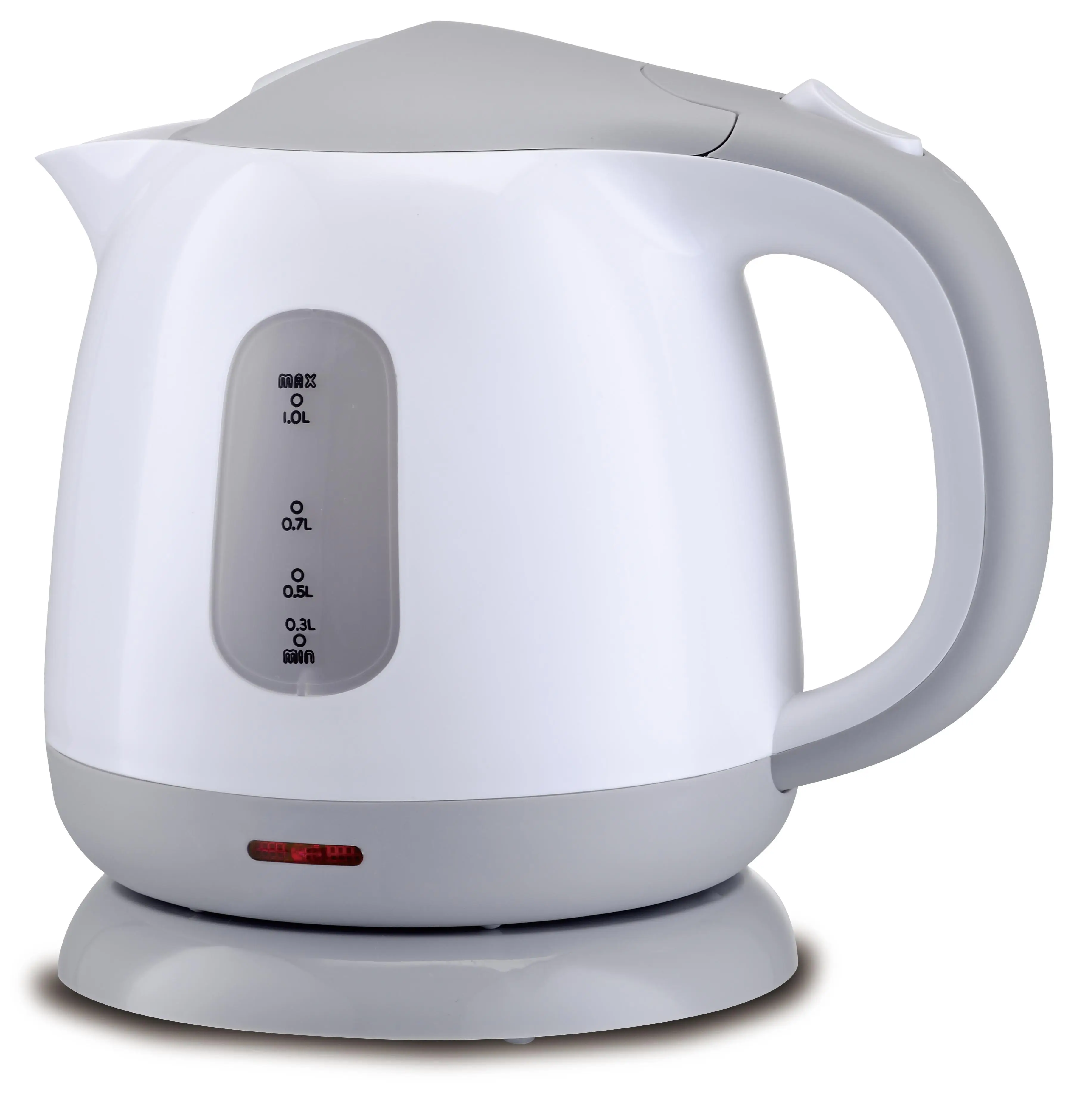 kitchen appliances small capacity cute tea maker design cordless 1.0L Durable Plastic Electric water Kettle