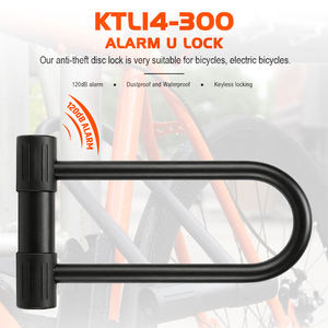 Candado Inteligente en Forma de U <span class=keywords><strong>para</strong></span> Bicicleta de Montaña, de Acero Aleado, 120 dB, Impermeable, Antirrobo, Resistente, <span class=keywords><strong>para</strong></span> Ciclismo y Accesorios de Motocicleta - Product Image 2