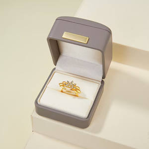 Wholesale Customized <strong>Luxury</strong> Exquisite Basketball <strong>Championship</strong> <strong>Rings</strong> Boxes Classic <strong>Ring</strong> <strong>Box</strong> and <strong>Display</strong> case - Product Image 1