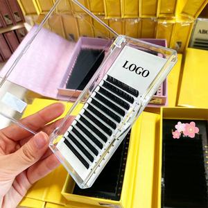 Wholesale False Eyelashes <b>Fans</b> Vendor Individual Curler <b>Lash</b> <b>Fan</b> Private Label 3d Box Strip Mink Packaging Extension Eyelash - Product Image 1