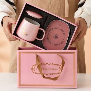 Marbled Coffee Glass <b>Mug</b> Customized Color & Logo Promotional Gift Box Set for Christmas Valentine's Day Wedding Birthday - Product Image 3