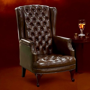 Chaise de canapé simple American Tiger Chaise de loisirs à dossier haut en cuir au design moderne pour le salon Balcon Hôtels <span class=keywords><strong>Cigar</strong></span> Lounges - Product Image 2