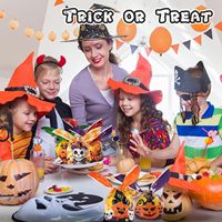 Nouveauté en vente chaude, sacs cadeaux de Noël, d'Halloween et de Pâques, fermeture éclair en haut, pour bonbons, biscuits, collations, emballage de fête, impression en gravure, écologique